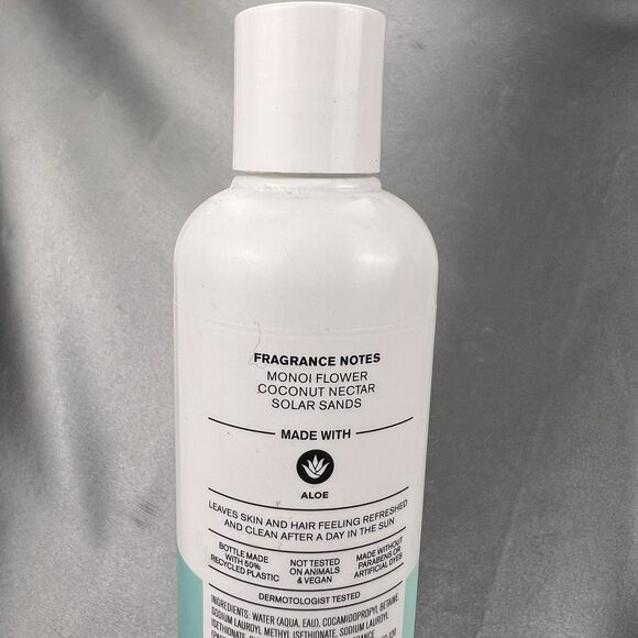 Bath & Body Works After Sun 8 oz Aloe Hair & Body Wash Tahiti Isle‎ Summer Beach - Picture 6 of 10